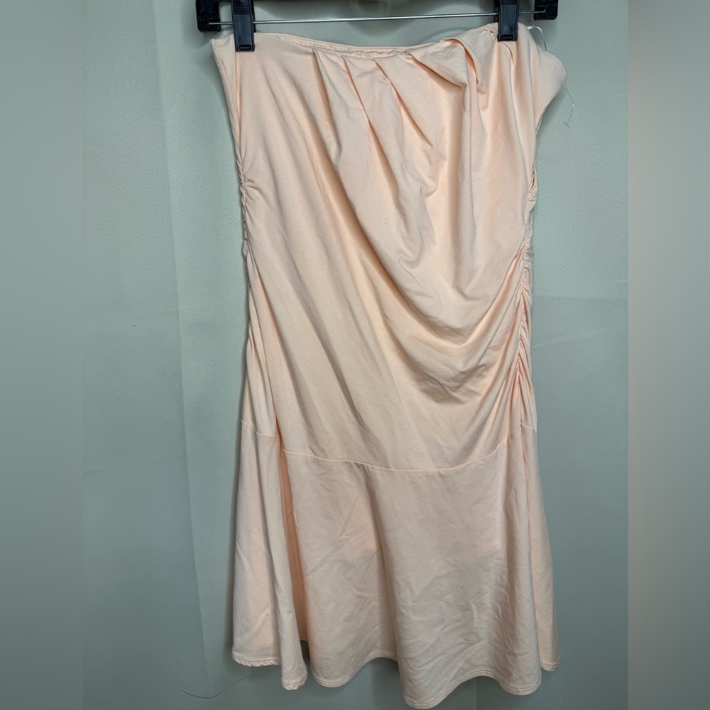 Abercrombie & Fitch Strapless Light Peach Dress